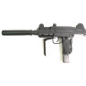 Пистолет-пулемет пневматический UMAREX IWI MINI UZI 4.5мм, метал, черный, ВВ, Blowback, складной приклад 5.8141